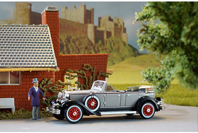 Historical HO Scale Model Train Car