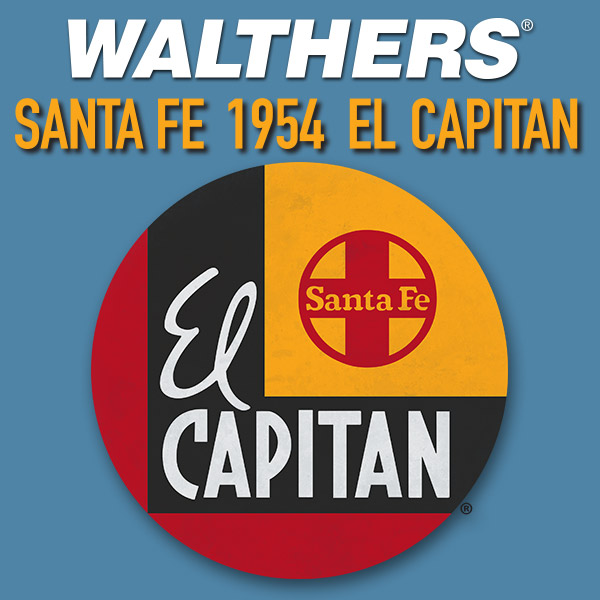 Santa Fe 1954 El Capitan in HO Scale from WalthersProto