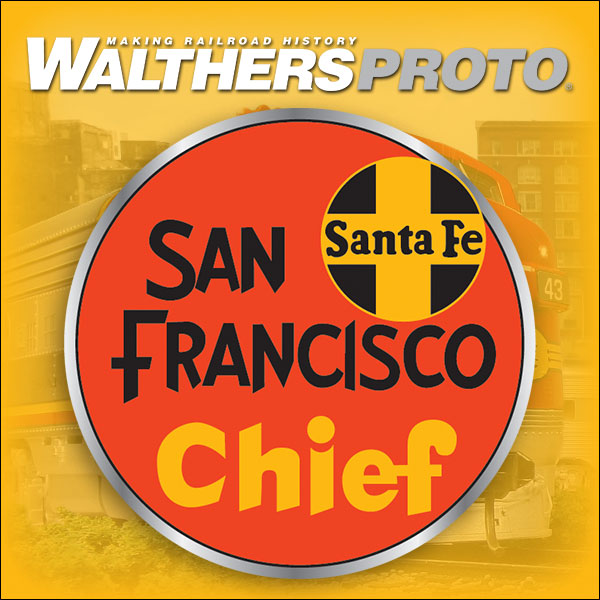 Santa Fe San Francisco Chief in HO Scale from WalthersProto